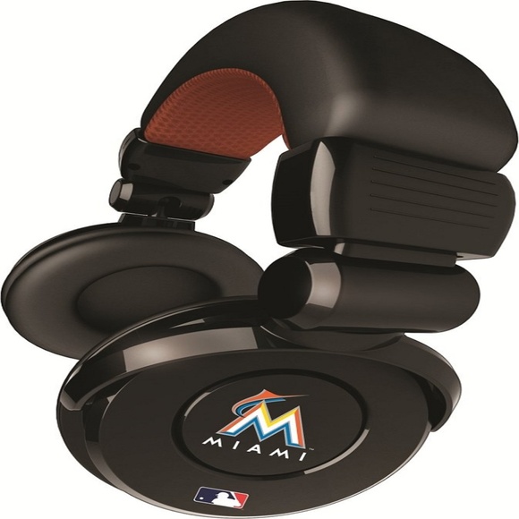 MIAMI MARLINS IHIP NOISE ISOLATION HEADPHONE NEW - Picture 2 of 2